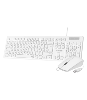 COMBO TECLADO RATON SUBBLIM BUSINESS SLIM USB BLANCO