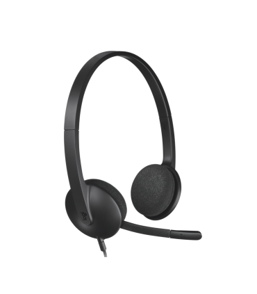 AURICULARES LOGITECH H340 NEGRO MICROFONO ALAMBRICO USB