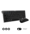 COMBO TECLADO RATON SUBBLIM MULTIDISPOSITIVO BLUETOOTH GRIS/NEGRO