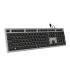 TECLADO SUBBLIM WIRED ERGO KEYS SILENT FLAT HQ USB GREY
