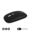 RATON SUBBLIM DUAL FLAT MOUSE BLACK RECHARGEABLE