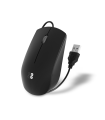 RATON SUBBLIM BUSINESS SILENCIOSO NEGRO CABLE USB 1200 DPI