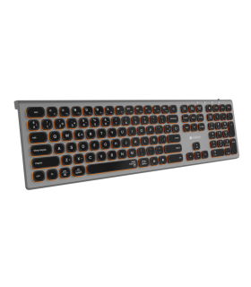 TECLADO SUBBLIM KEYBOARD MASTER BLUETOOTH RETROILUMINADO GREY BLACK