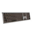 TECLADO SUBBLIM KEYBOARD MASTER BLUETOOTH RETROILUMINADO GREY/BLACK