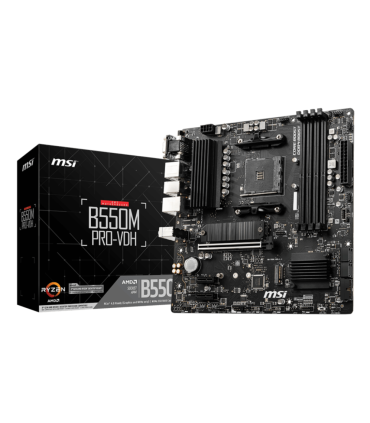 PLACA BASE MSI B550M PRO VDH AM4 MATX 4XDDR4