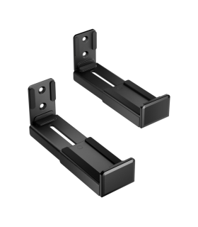 SOPORTE UNIVERSAL DE PARED AISENS PARA BARRA DE SONIDO NEGRO