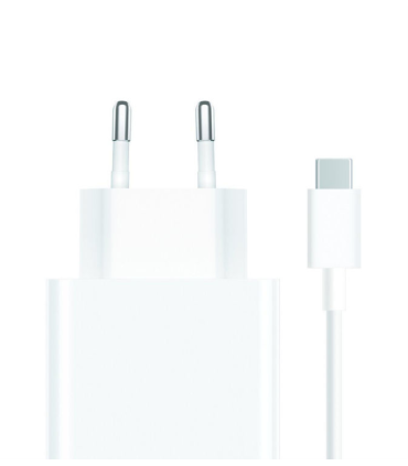 CARGADOR DE PARED XIAOMI TIPO A 67W CABLE WHITE