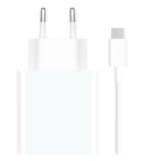 CARGADOR DE PARED XIAOMI TIPO A 33W CABLE WHITE