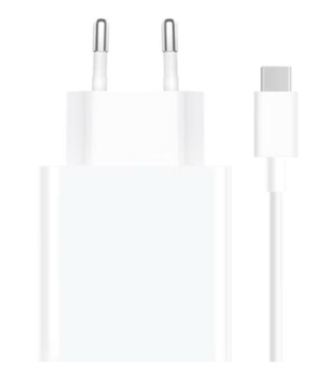 CARGADOR DE PARED XIAOMI TIPO A 33W CABLE WHITE