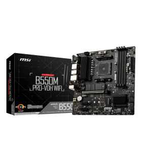 PLACA BASE MSI B550M PRO VDH WIFI AM4 MATX 4XDDR4