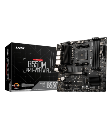 PLACA BASE MSI B550M PRO VDH WIFI AM4 MATX 4XDDR4