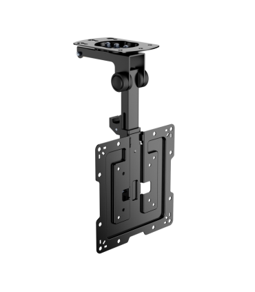 SOPORTE DE TECHO AISENS GIRATORIO PLEGABLE PARA MONITORTV 20KG DE 19 43 NEGRO