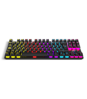 TECLADO GAMING KROM KASIC TKL RAINBOW ES USB RETROILUMINADO MECANICO NEGRO