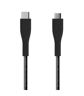 CABLE AISENS USB 20 3A TIPO USB C M MICRO B M NEGRO 2mts