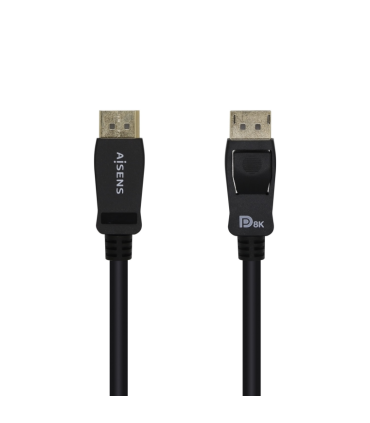 CABLE AISENS DISPLAYPORT CERTIFICADO V14 8K60HZ M M 20M NEGRO