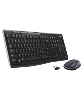 COMBO TECLADO RATON LOGITECH MK270 RF INALAMBRICO NEGRO
