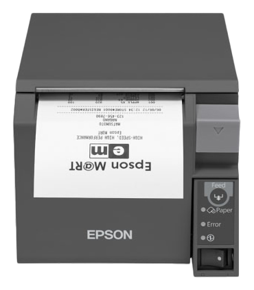 IMPRESORA TERMICA EPSON TM T70II 80MM USB RS232 NEGRA