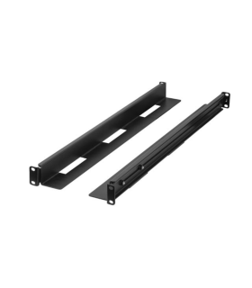 KIT CARRIL LANBERG RACK 19 DESLIZANTE 650 1090MM NEGRO