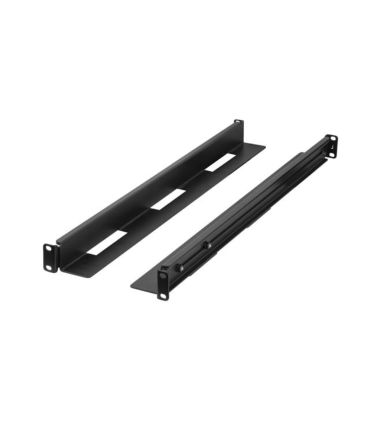 KIT CARRIL LANBERG RACK 19 DESLIZANTE 650 1090MM NEGRO