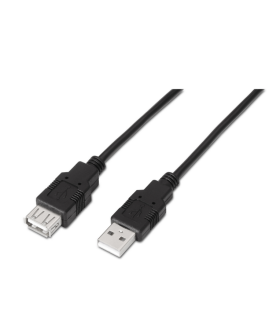 CABLE AISENS USB 20 TIPO A M A H NEGRO 18M