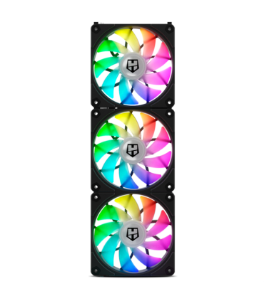 VENTILADOR CAJA NOX HUMMER EASYLINK ARGB FANS KIT NEGROS