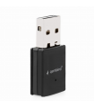 Adaptador Wi-Fi USB Gembird WNP-UA300-01, Wi-Fi 4 (802.11n), 300 Mbps, solo 2,4 GHz, mini