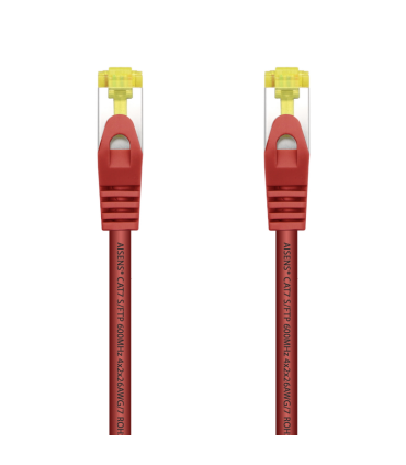 CABLE RED AISENS LATIGUILLO RJ45 LSZH CAT7 SFTP PIMF 25CM ROJO