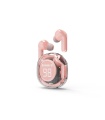 AURICULARES GEMBIRD TWST-01-PK TRANSPARENTES ROSA BT