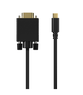 CABLE CONVERSOR AISENS USB C A VGA USB C M HDB15 M NEGRO 08M