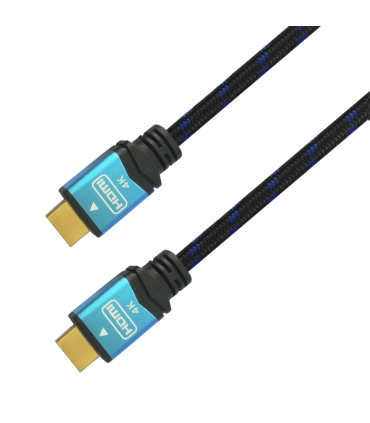 CABLE HDMI AISENS V20 PREMIUM 4K60HZ 18GBPS A M A M 20M NEGRO AZUL