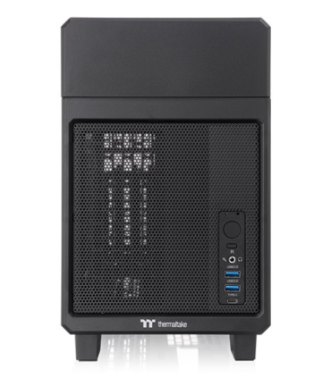 CAJA THERMALTAKE TR100 MINI ITX USB 32 Type C x 1 USB 30 x 2 SN FUENTE NEGRO