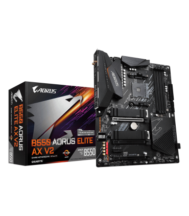 PLACA BASE GIGABYTE B550 AORUS ELITE AX V2 AM4 MATX 4XDDR4