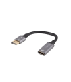 ADAPTADOR LANBERG 8K DISPLAYPORT MACHO/HDMI HEMBRA 20CM