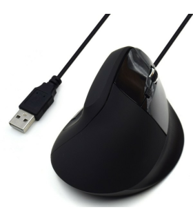 RATON EWENT EW3157 ERGONOMICO OPTICO 1800 DPI NEGRO USB