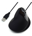 RATON USB EWENT ERGONOMICO OPTICO HASTA 1800 DPI 5 BOTONES NEGRO