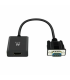 CABLE CONVERTIDOR EWENT VGA MACHO HDMI HEMBRA CON AUDIO 020 METROS