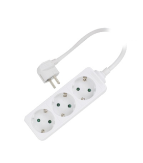 REGLETA EWENT 3 TOMAS SHUKO 16A ENCHUFE BLANCO