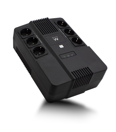 SAI EWENT INTERACTIVO DE 600VA CON AVR 6 PUERTOS CEE7 3