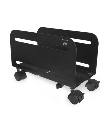 SOPORTE ORDENADOR EWENT CAJON AJUSTABLE CON RUEDAS METAL