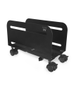 SOPORTE ORDENADOR EWENT CAJON AJUSTABLE CON RUEDAS METAL