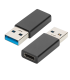 ADAPTADOR EWENT USB 32 GEN 1 TIPO A M USB C F CUERPO DE ALUMINIO