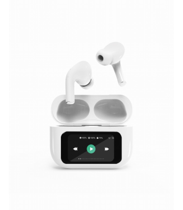 AURICULARES GEMBIRD TWS LCD ANC 01 W BLANCO BT