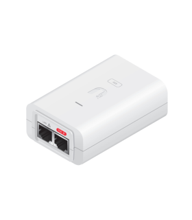 INYECTOR POE UBIQUITI POE 24 24W WH POE ADAPTER 24V 1A 10 100 BLANCO