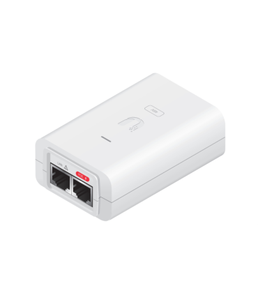 INYECTOR POE UBIQUITI POE 24 24W WH POE ADAPTER 24V 1A 10 100 BLANCO