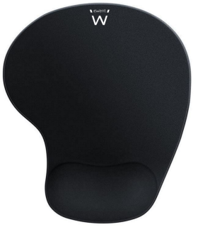 ALFOMBRILLA EWENT ERGONOMICA REPOSAMUNECAS GEL NEGRA 240X212X21MM