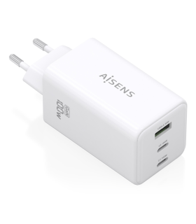 CARGADOR GAN AISENS 100W 2XUSB C PD30 QC40 QC50 1XUSB A QC30