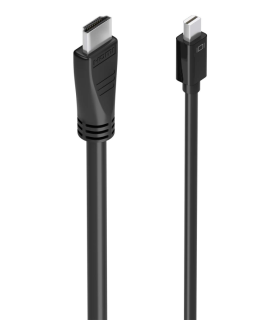 CABLE CONVERSOR AISENS MINI DP M A HDMI M 4K60HZ NEGRO 50M