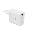 CARGADOR MOVIL EWENT CARGA RAPIDA PUERTOS 2 USB-C Y 1 USB-A 65W BLANCO