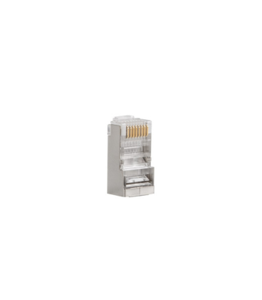 CONECTOR LANBERG CAT6 FTP 8P8C PASS THROUGH TYPE PACK 100 UDS