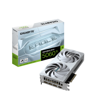 TARJETA GRAFICA GIGABYTE RTX 5060TI EAGLE ICE OC 8GB GDDR7 BLANCO